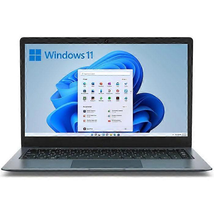 Notebook PC de 14,1 polegadas com Windows 11, processador Intel Quad Core de 2,6 GHz, tela AZERTY e 512 GB de ROM (YONIS).
