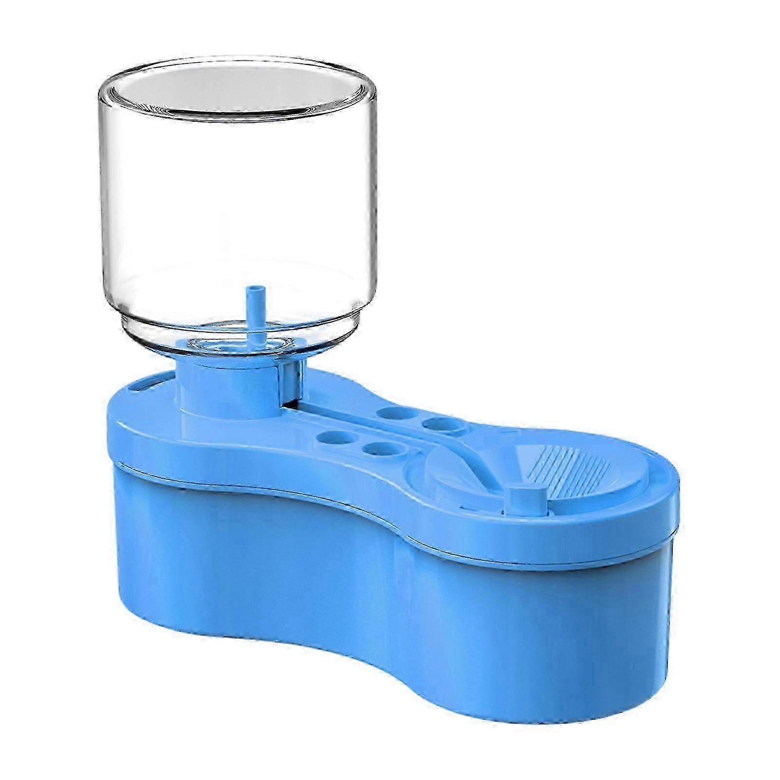 2025 Upgraded Paint Brush Cleaner Rinser with Auto Drain, Paintbrush Washer for Acrylic Oil Watercolor Washing
