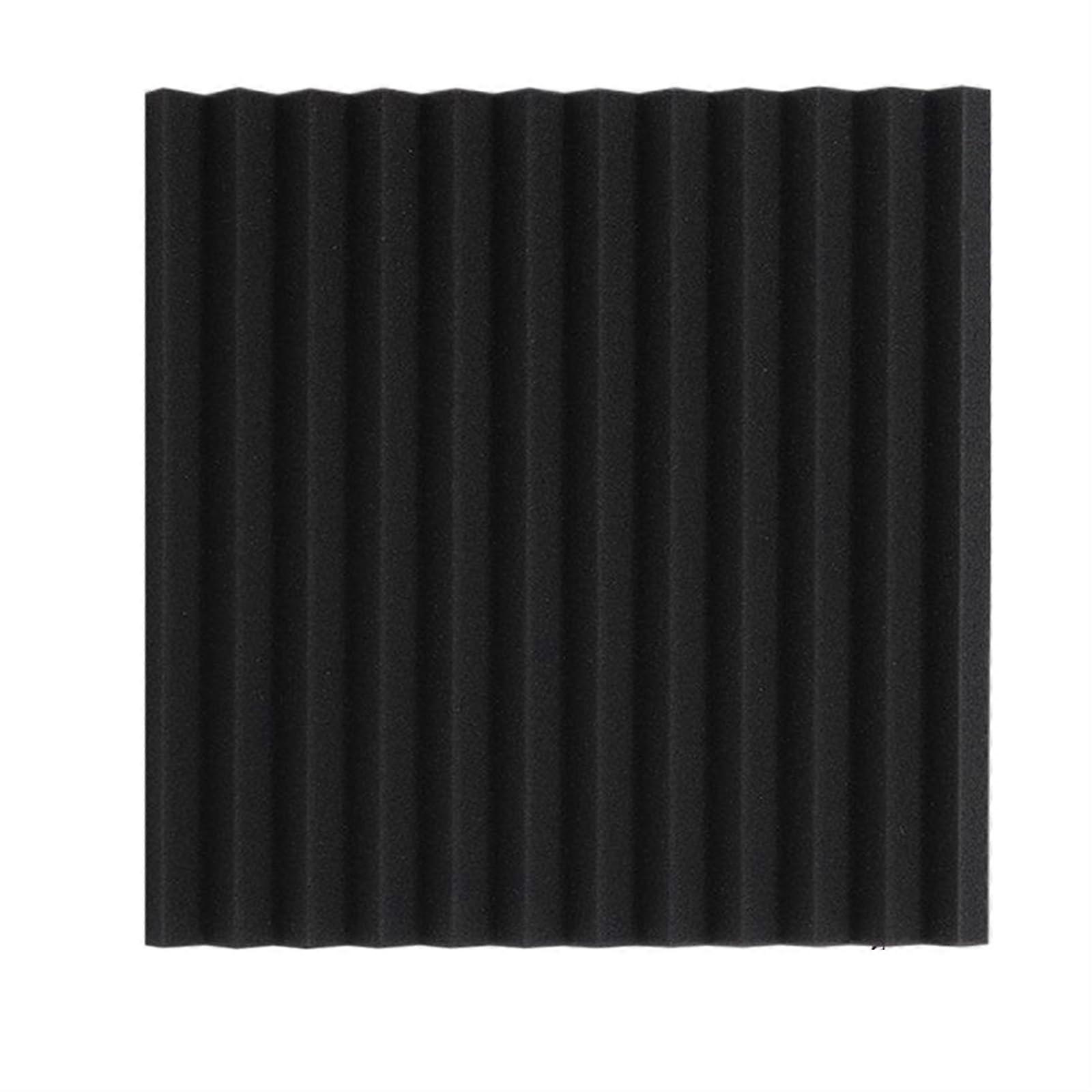 Acoustic Foam Panels Triangle Grooves – Soundproofing and Sound Absorption Tiles for Studio, Home, and Office