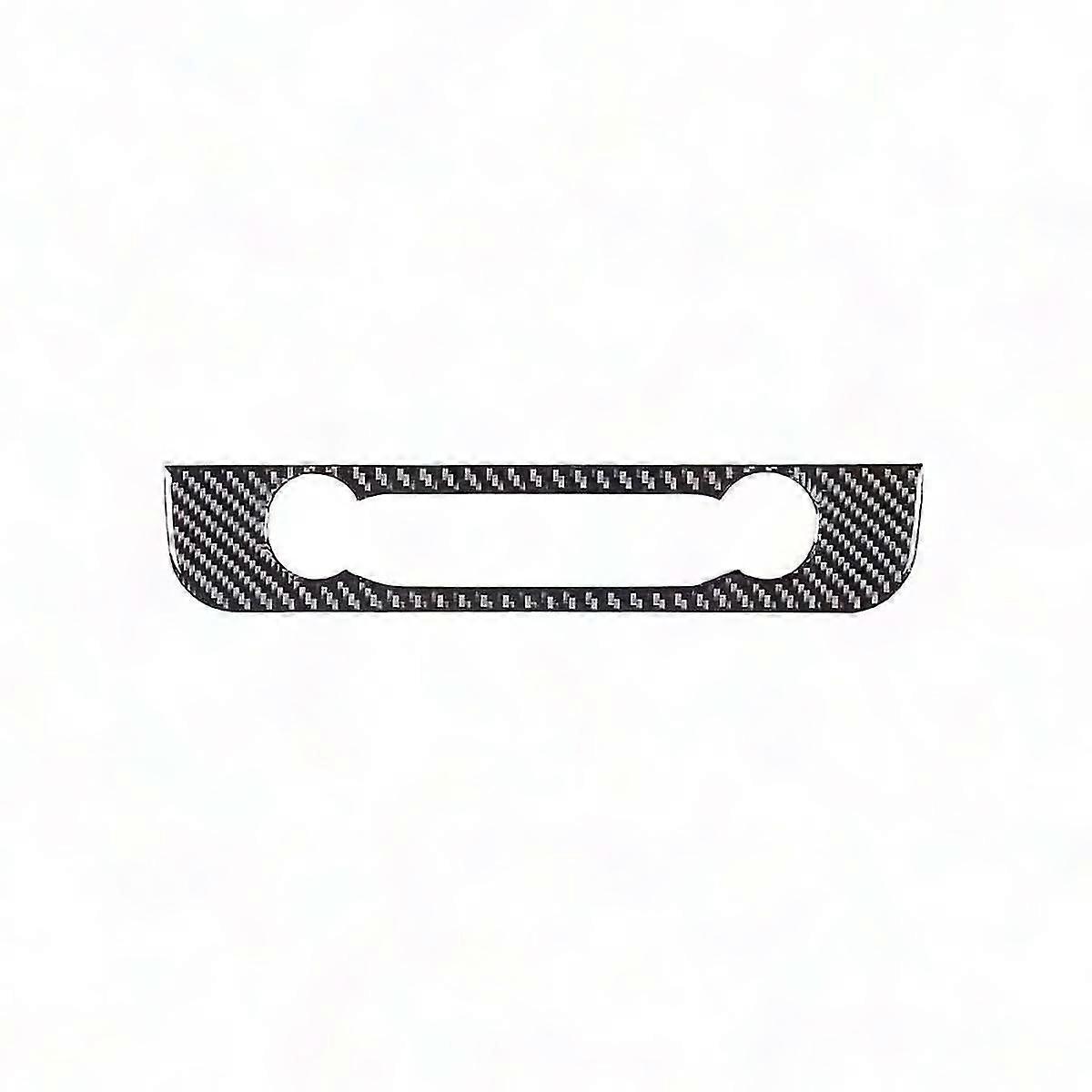 Central Control Multimedia Knob Cover for 2022-2023 Models - Soft Carbon Fiber Trim