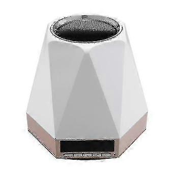 Alarm clock with bluetooth speaker