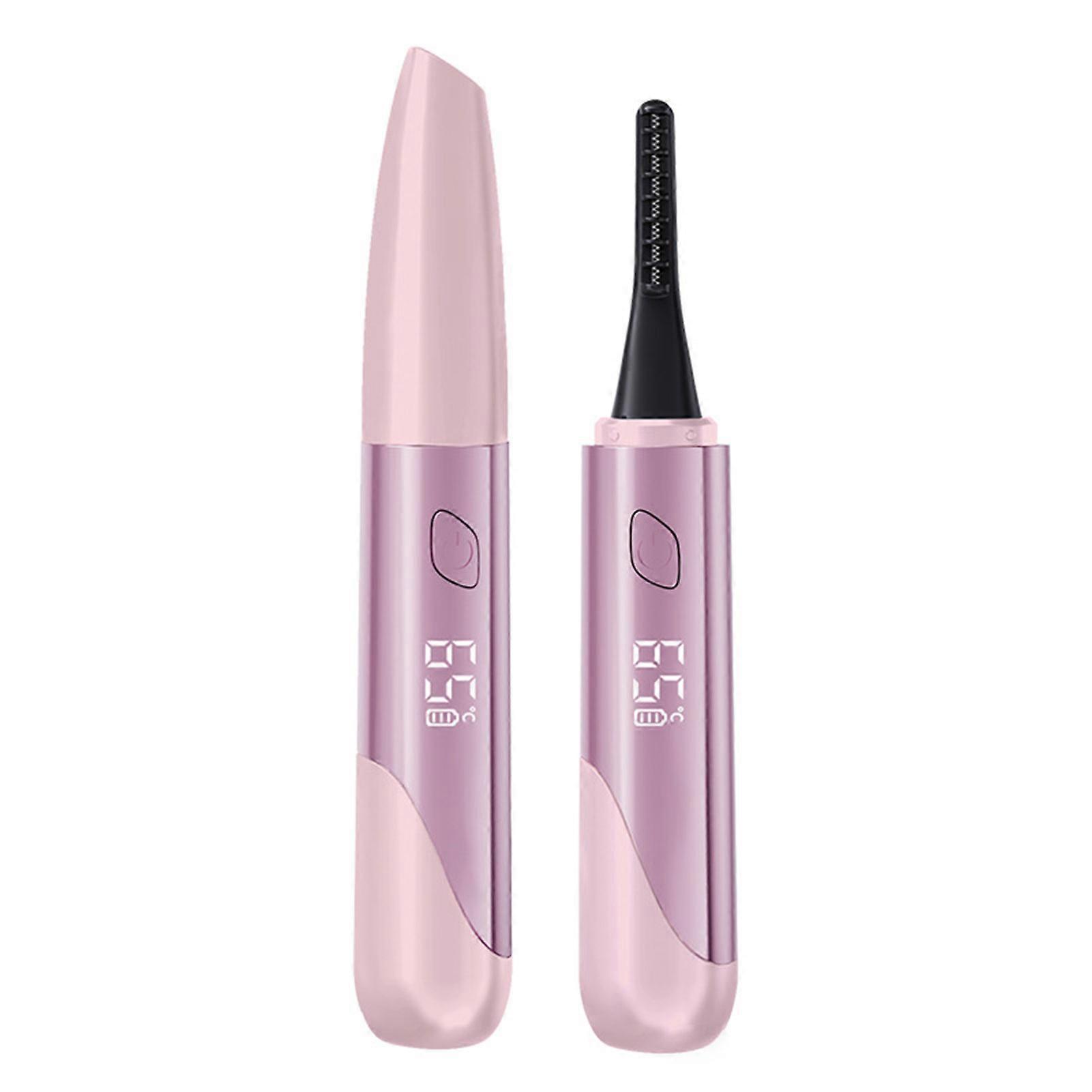 Heated Eyelash Curler for Long-Lasting Curl, Intelligent Temperature Control Eyelash Curling Device, Practical Eye Beauty Tool