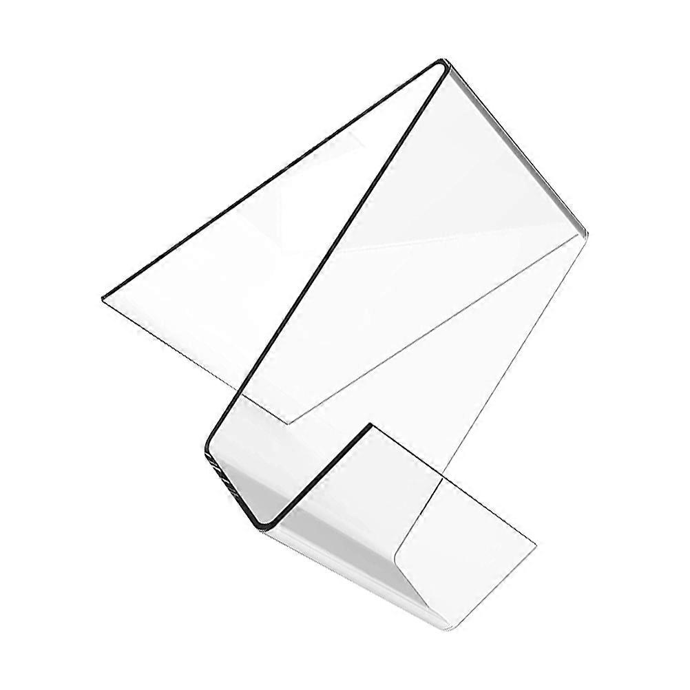 Rectangular Clear Book Holder For General Users 15.00X10.00X9.30CM Prevent Scratches 2Pcs