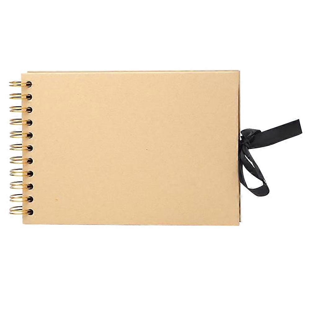 DIY Scrapbook Photo Album A5 Suitable For Families And Friendships In Yellow Color With Memory Recording Function 1Pcs