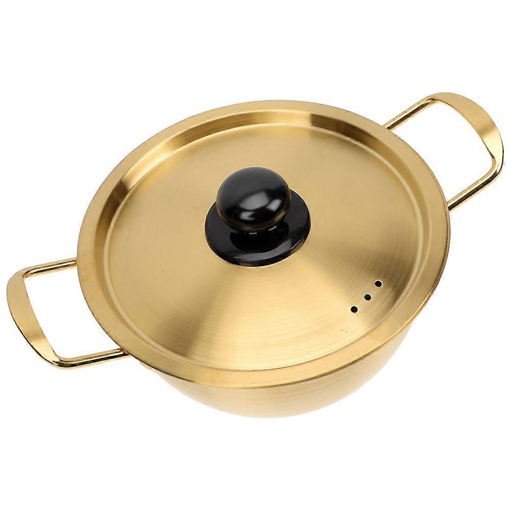 Korean Instant Noodle Cooker Non-slip Handles Kitchenware Perfect For Family Meals Capacity 2800ML 1Set