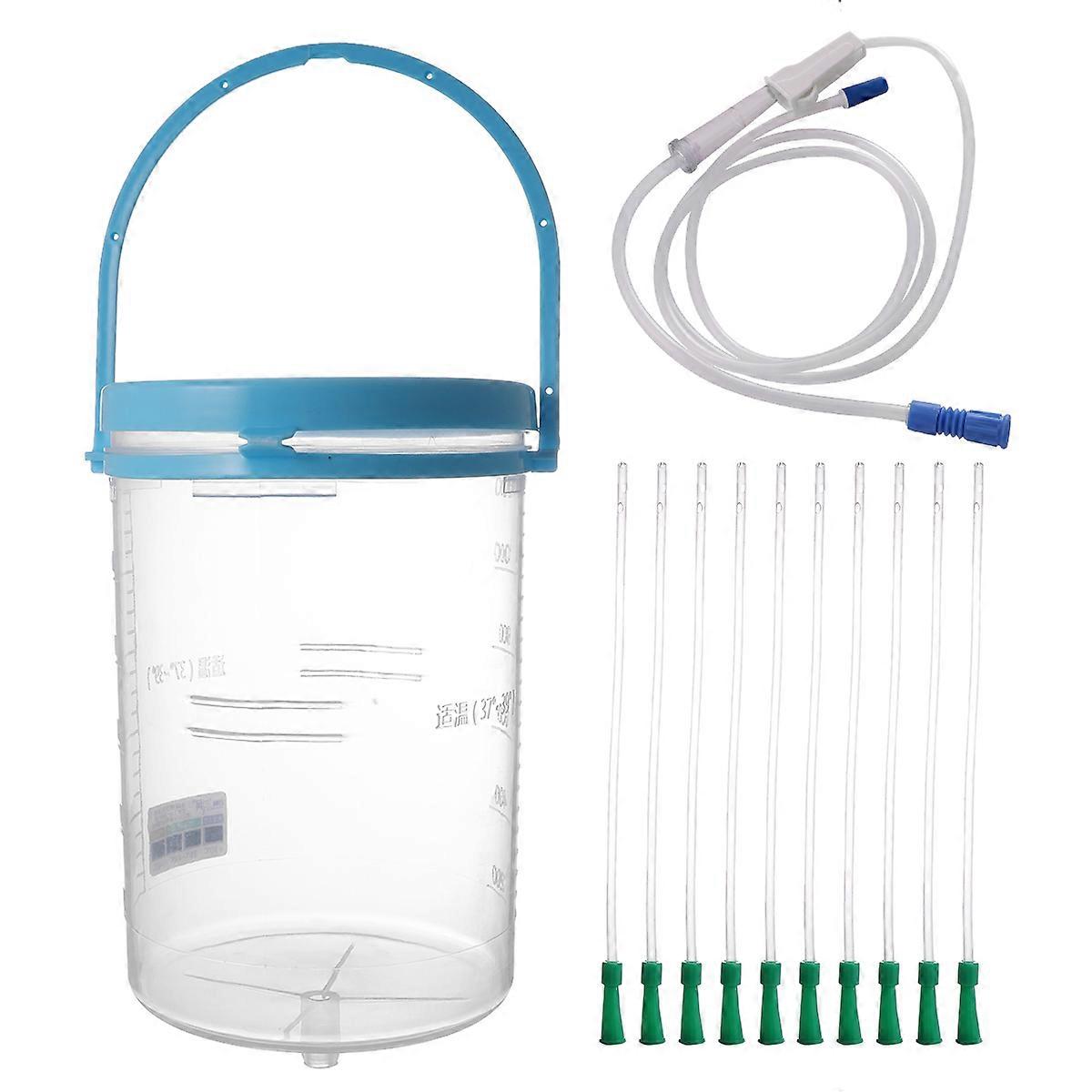 Bowel Device 1200ml For Personal Use Adjustable Fluid Input Speed With Transparent Construction 1 Set