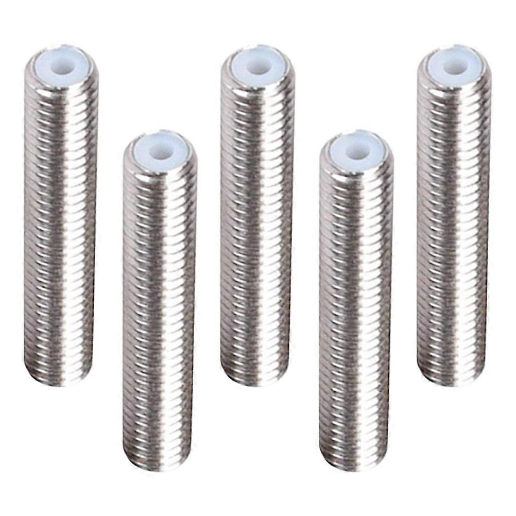 3D-skrivarens extruderrör i rostfritt stål för filamentmatning, 5-pack