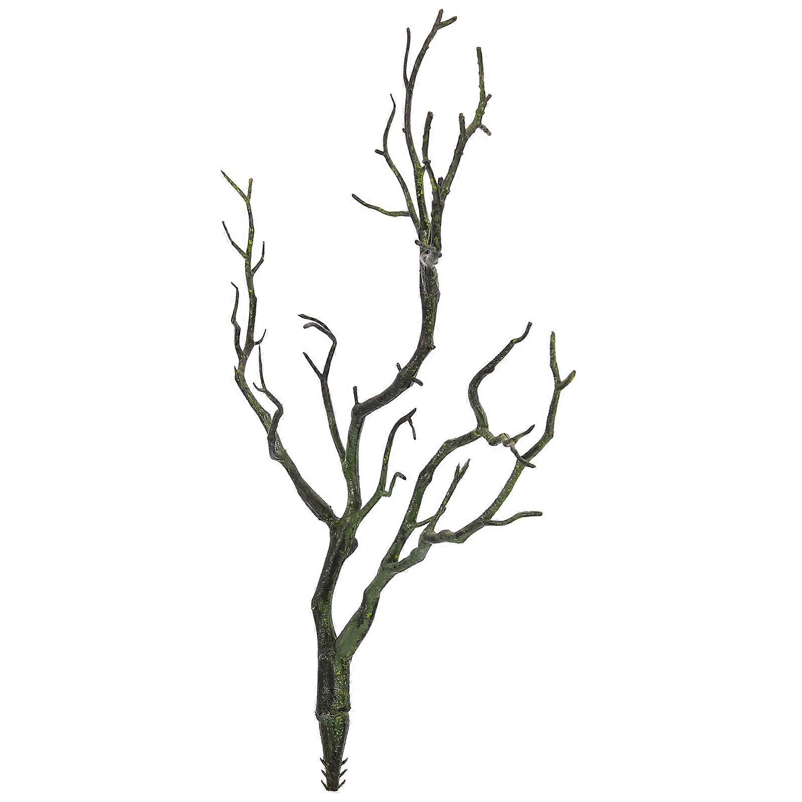 Realistic Artificial Tree Branch Model Faux Greenery Decoration for Indoor Sand Table DIY Micro Landscape Projects and Home Ornamentation Material