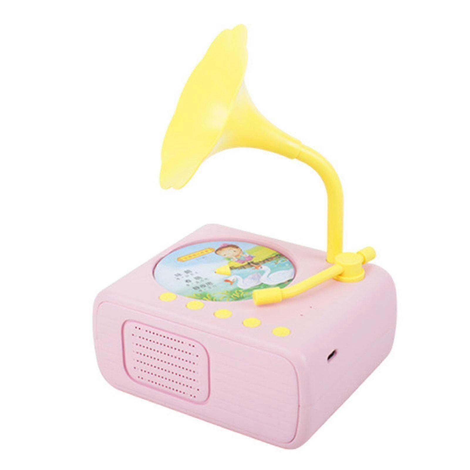 Kids Phonograph with 96 Cards Story & Music Player for Kids of All Ages - Interactive Musical Sensory Toy for Early Education & Birthday Gift