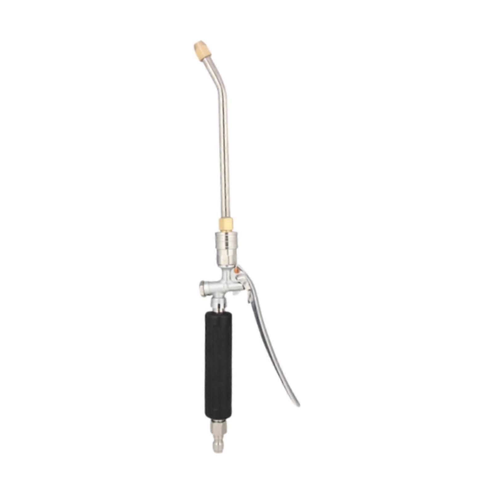 Stainless steel extension pole for pressure washer with handle, universal accessory, 410 mm