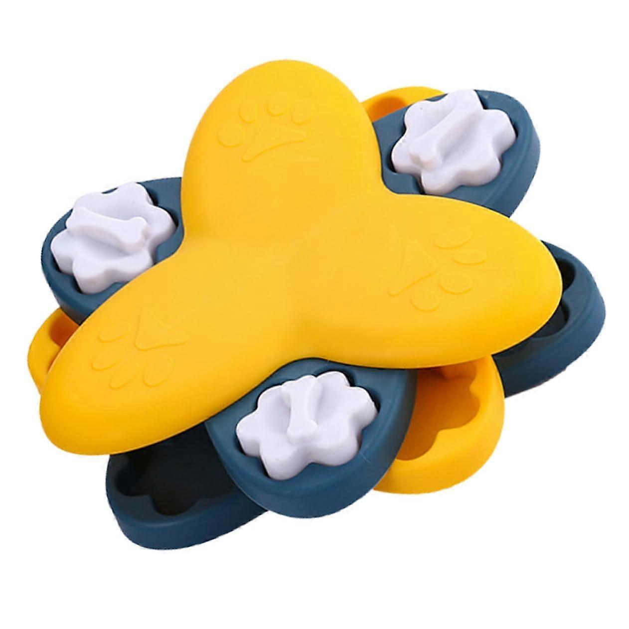 Interactive Slow Feeder Dog Bowl for Pets, Rotating Design, Compact, Durable, Easy to Clean, Promotes Healthy Eating