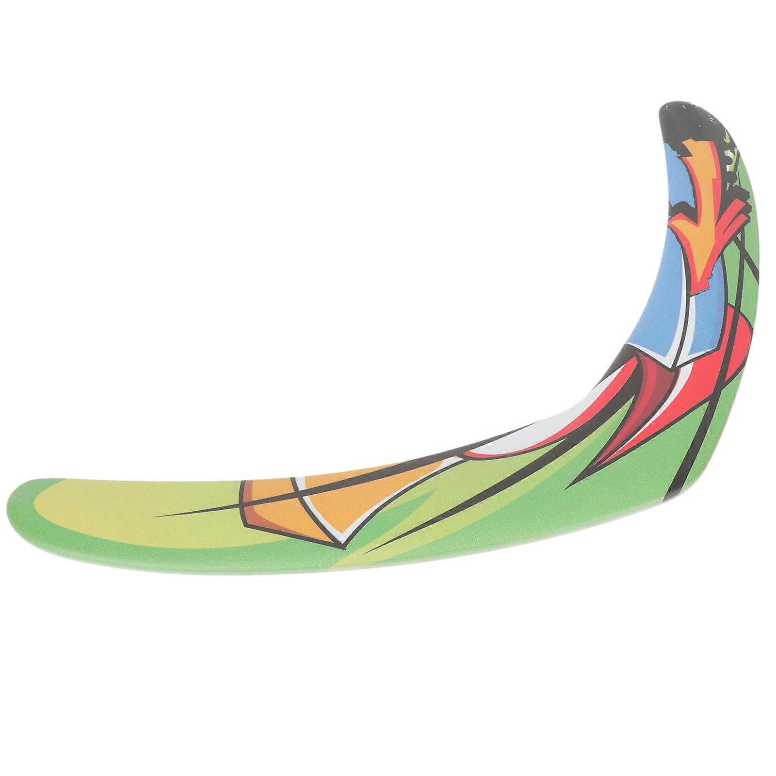 Kids Plastic Boomerangs V-Shape Outdoor Throwing Toy Assorted Color 1Set