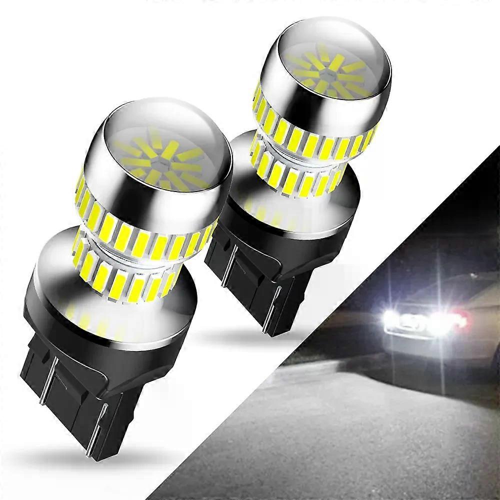 2X 7443 7440 W21W LED Bulb T20 W21/5W LED Lights DRL Canbus for Toyota Corolla Yaris Super Bright Daytime Running Lights