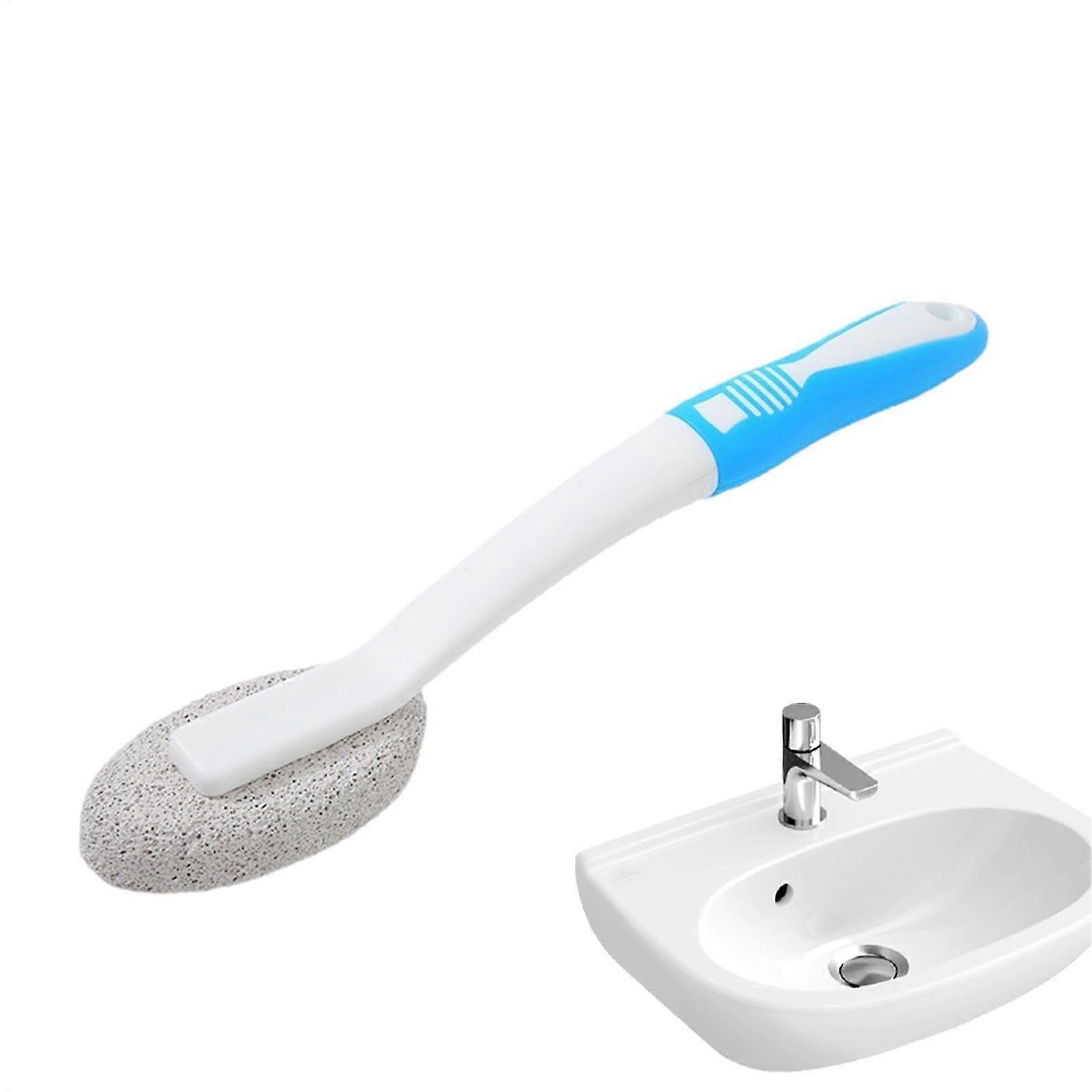 Hard Water Remover for Toilet Pumice Stone Scrubbing Brush for Cleaning Toilet, Toilet Accessories for Tiles, Toilet, Bathtub, Brick, Pool