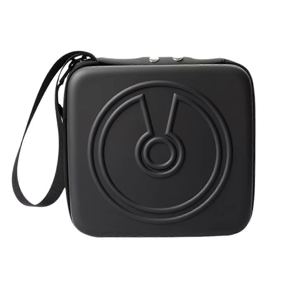 External Optical Drive + CD-ROM Storage Bag PU Multifunctional Storage Case Organizer Bag Black