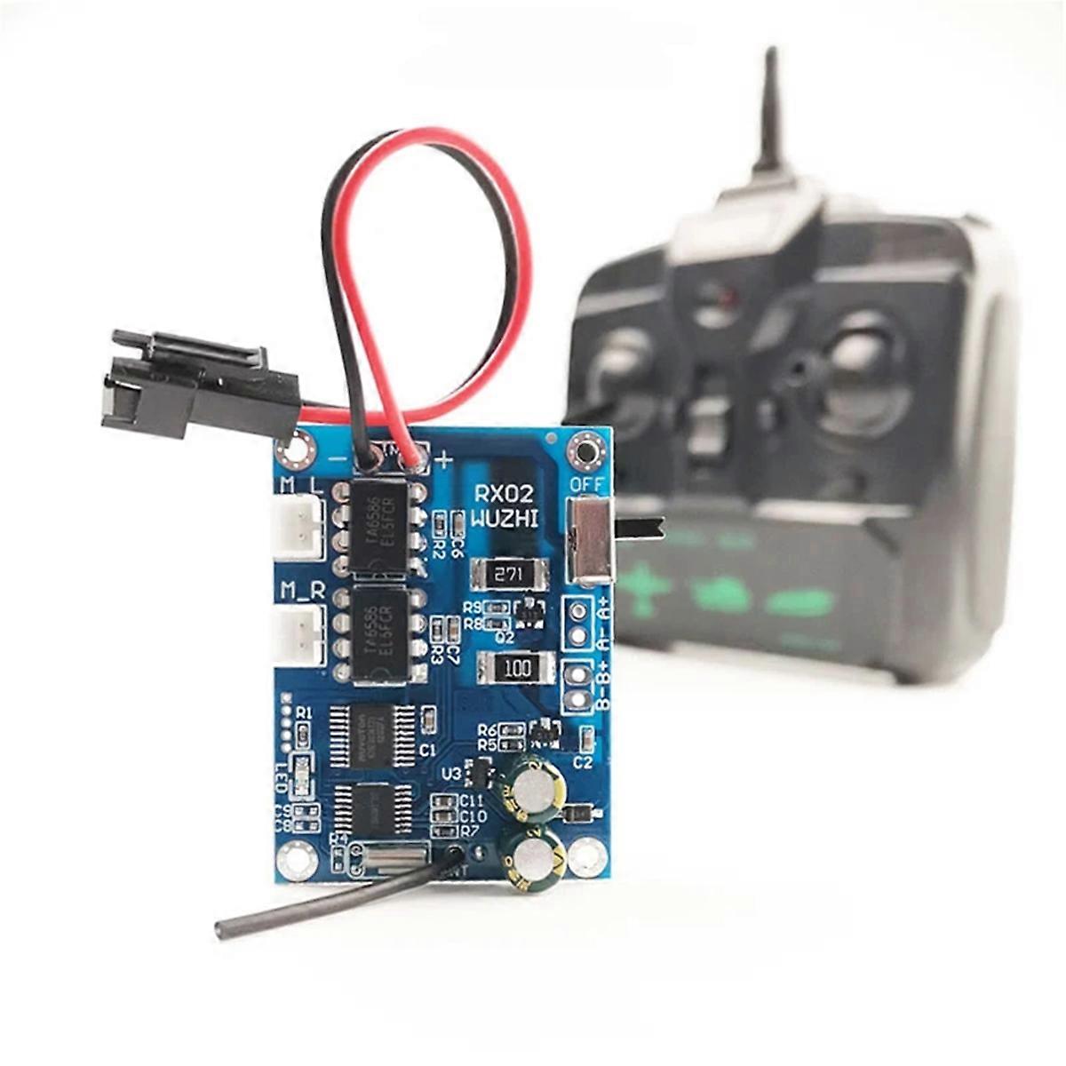 Large Power Transmitter Receiver Kit Radio System Remote Controller for RC Bait Boat DIY Control Distance 500M 1Set