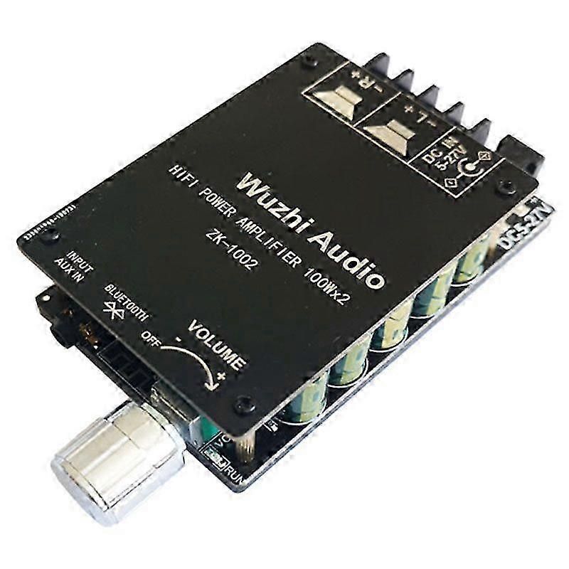 Bluetooth 5.0 Stereo o Amplifier Board 100Wx2 High Power Digital Amp for Home Theater Systems