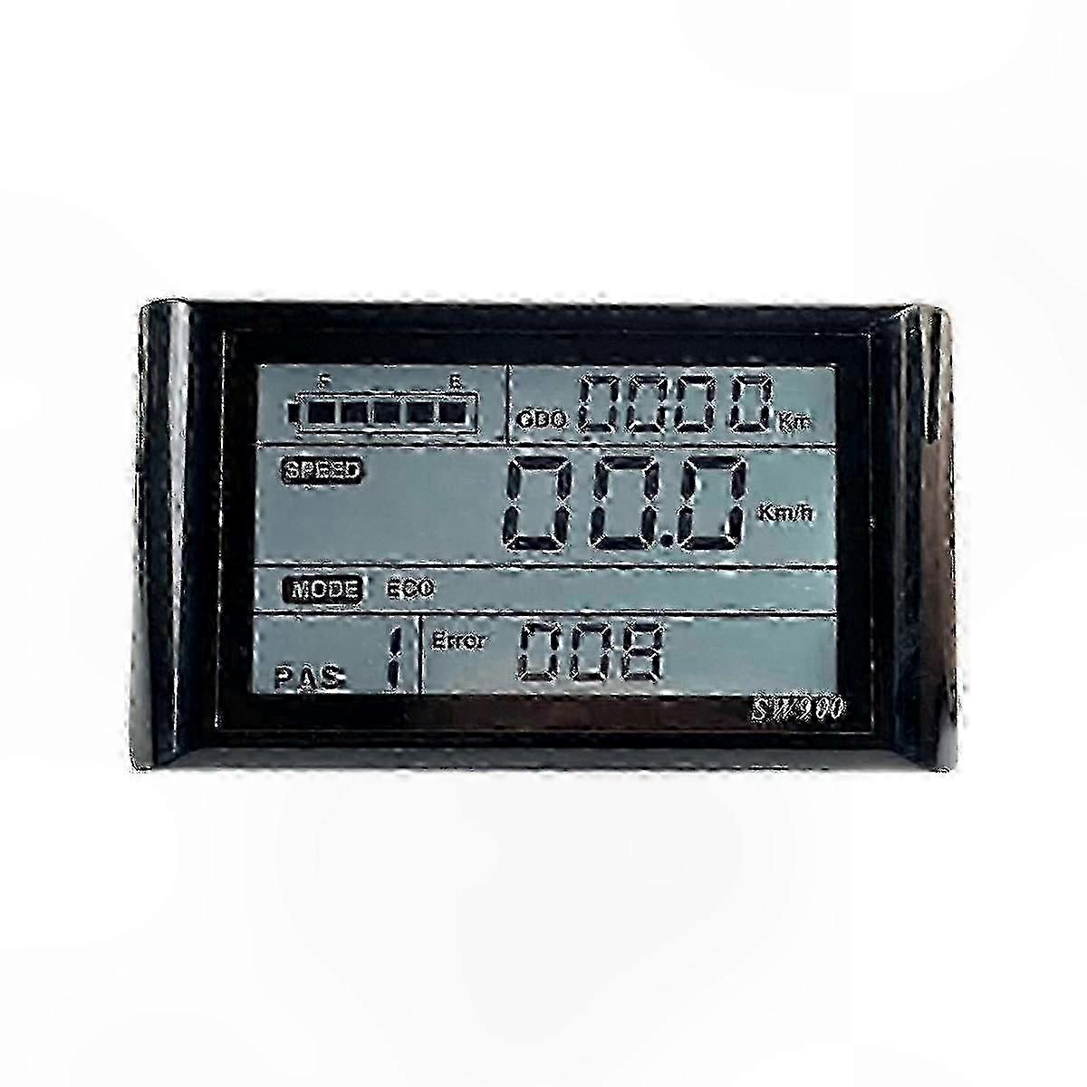 LCD Display Speed Meter for Electric Bikes | Waterproof Control Unit | 24-72V Compatibility | Data Recording Feature