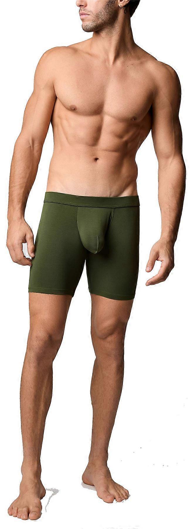 Obviously EliteMan Boxer Brief 6inch Leg - Rifle Green