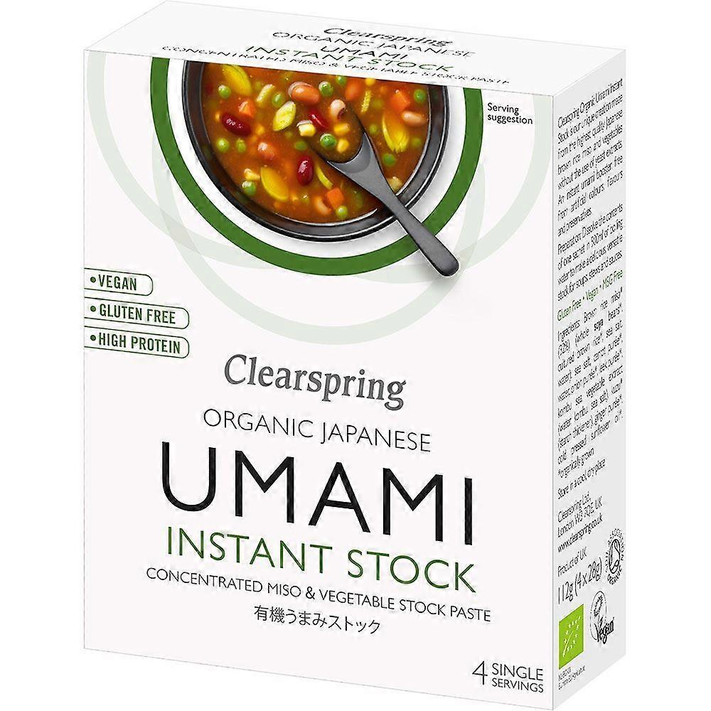 Clearspring Organic Japanese Umami Instant Stock 4 x 28g - 4 Pack