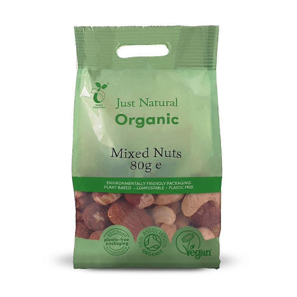 Just Natural Organic Organic Mixed Nuts 80g - 3 Pack