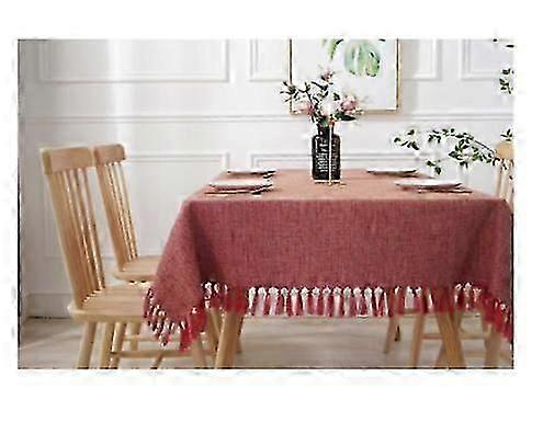 Cotton and linen tablecloth pastoral rectangular round tablecloth