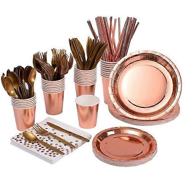 Exquisite tableware set, including 25 pieces of supplies, with wonderful design suitable for multiple occasions