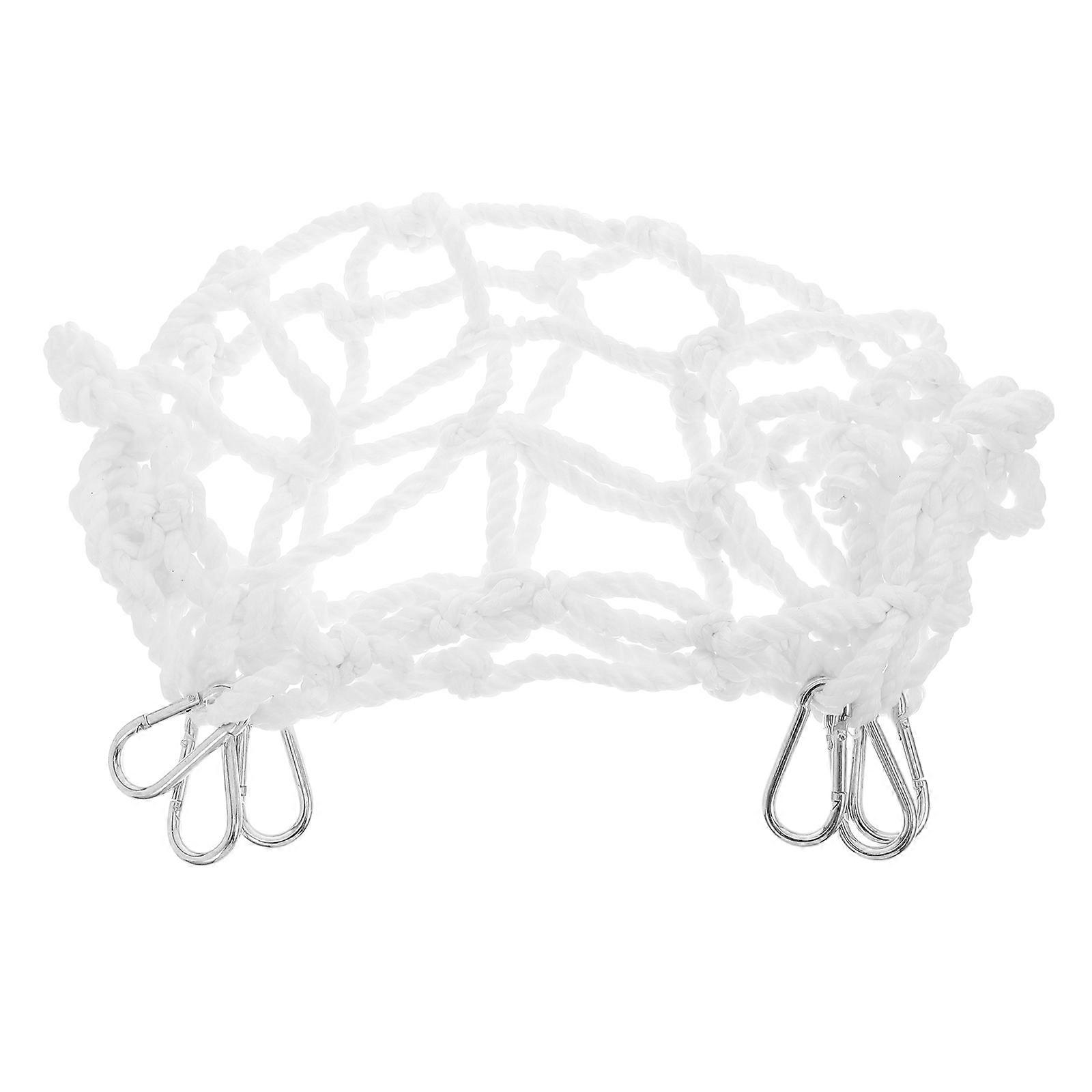 Sewer Net Nylon Cover Circular Drainage System Safety Commercial Use Rust Resistant White 1Set