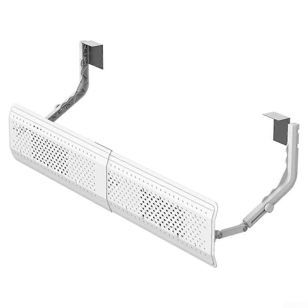 AC Wind Shield For Home Air Conditioners, ABS Plastic, Redirects Air And Reduces Direct Drafts, Universal Fit