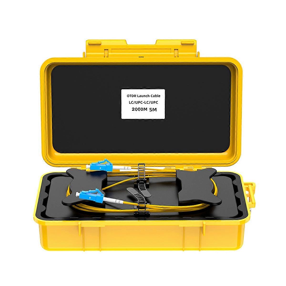 Rings Fiber Optic OTDR Launch Cable Box 2km LC/UPC-LC/UPC