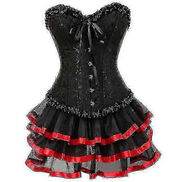 Sexy Corsets Dresses For Women Plus Size Costume Overbust Burlesque...
