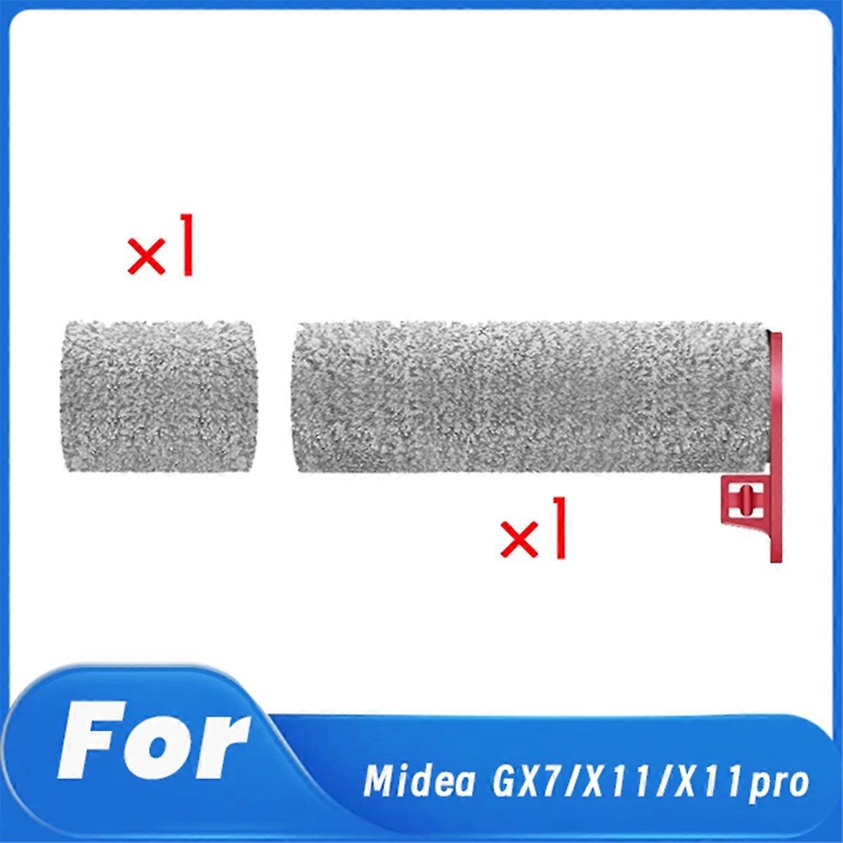 For X11/X11 Pro/GX7 Floor Scrubber Roller Brush Replacement Parts Segmented Roller Brush Assembly
