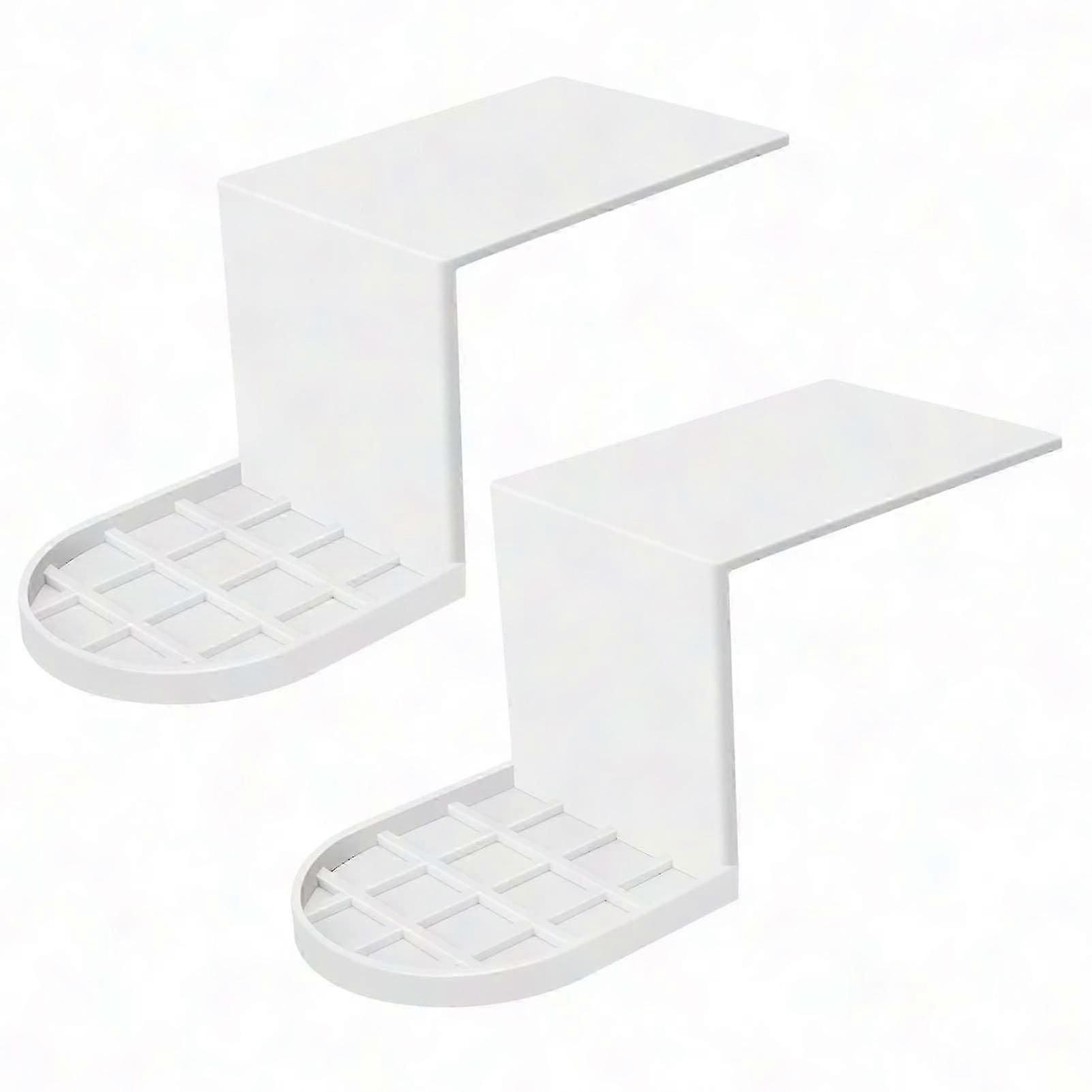 2-Pack Detergent Dispenser Tray with Catcher for Laundry Cups and Soap Organization