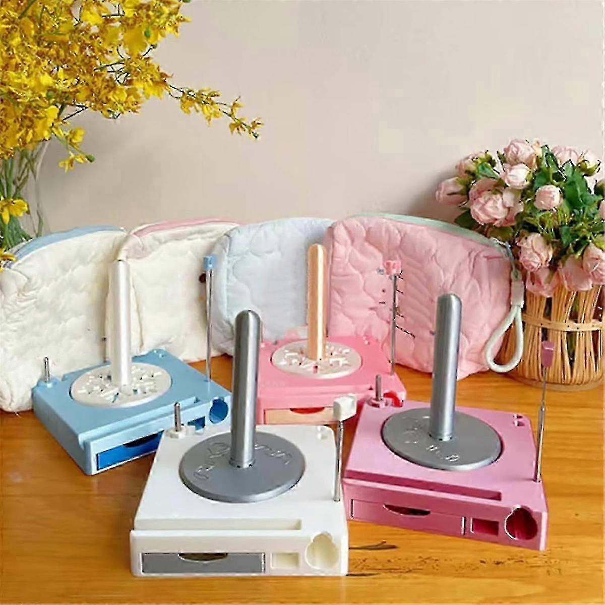 Shiny Multi-Functional Yarn Spool Box - Organizer for Knitting and Crochet, Ideal for Crafting with 2025