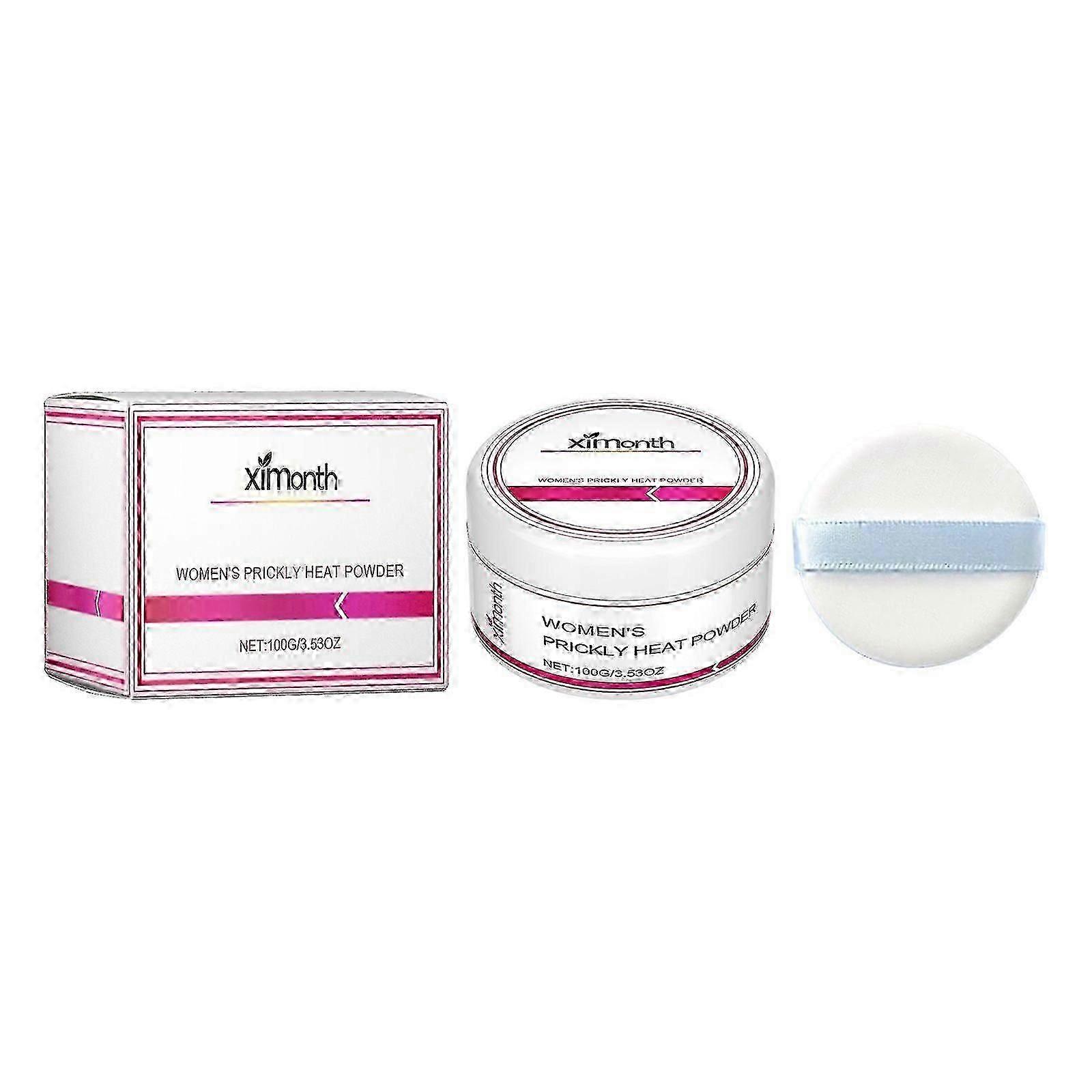 Ximonth Soins de la peau Talc Respirant Poudre de talc fraîche Absorbant la transpiration Respirant Menthe confortable