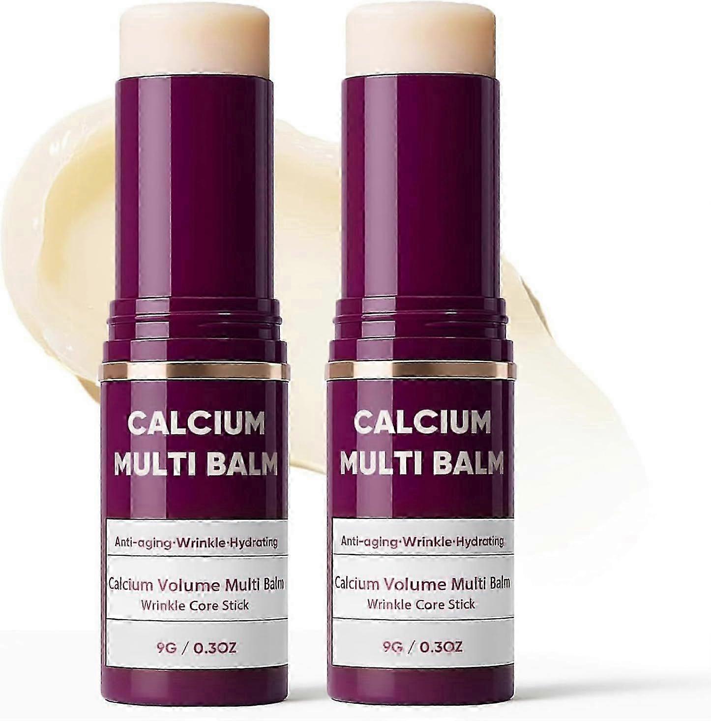 Calcium Multi Balm | Anti-Aging, Sagging, Wrinkles, Collagen Moisturing Stick, Intensive Repair & Moisturizing Cream, Hydrating, Firming Skin, Suitabl