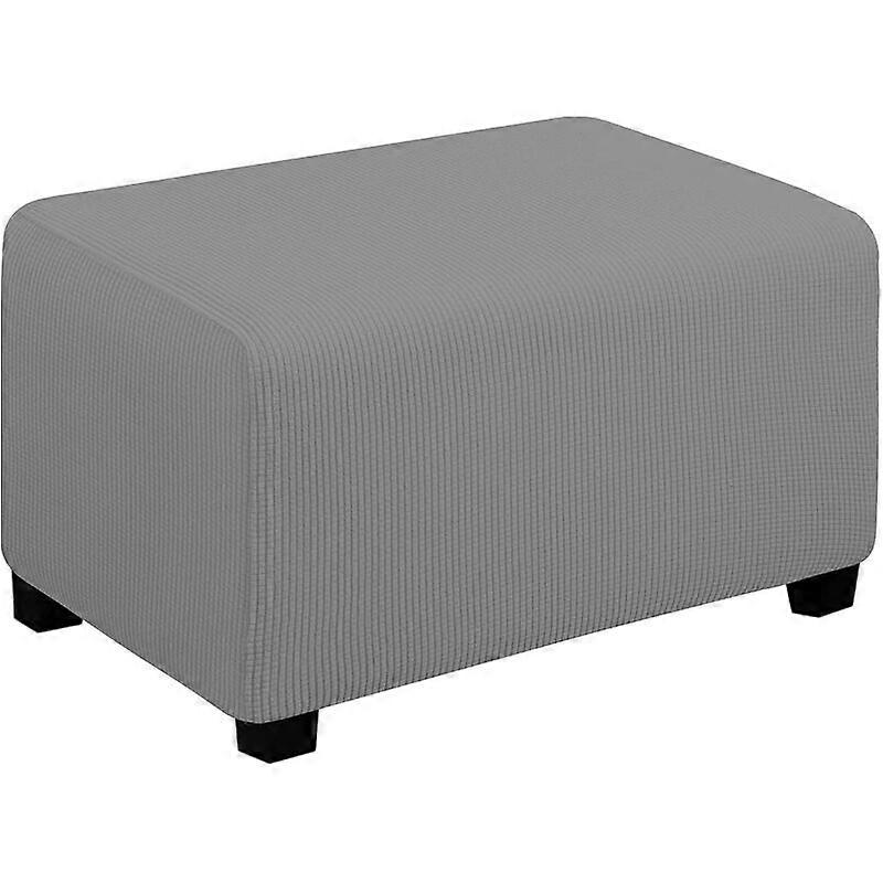 Elastic Footstool Cover for Folding Storage Stool Soft Rectangular Sofa Slipcover with Ela