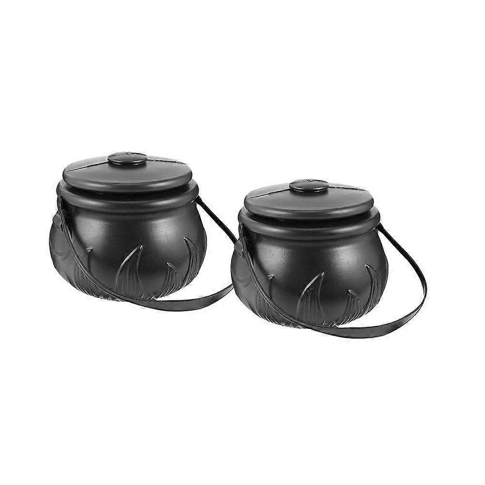 Witch Candy Bucket Halloween Candy Container for Storage Use 1Set