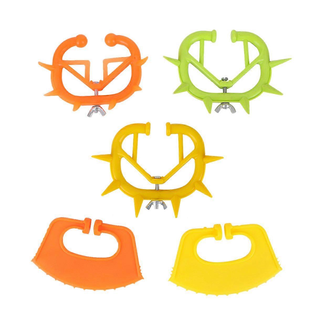 5pcs 소 이유식 소 코 가시 이유식 송아지 이유식 플라스틱 소 이유식 가시 이유식 도구 코 클립 착유 정지 가축 장비