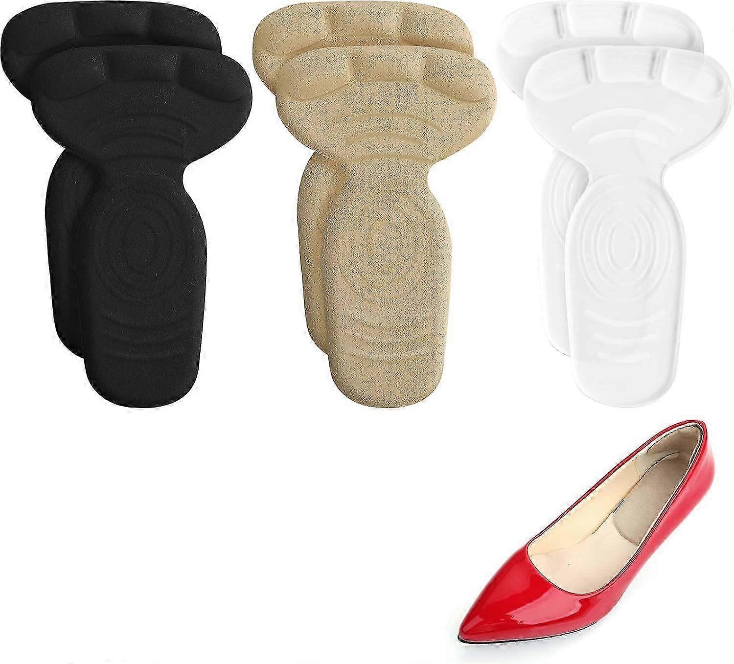 pairs of heel pads for shoes that are too big, heel protection for shoes, self-adhesive