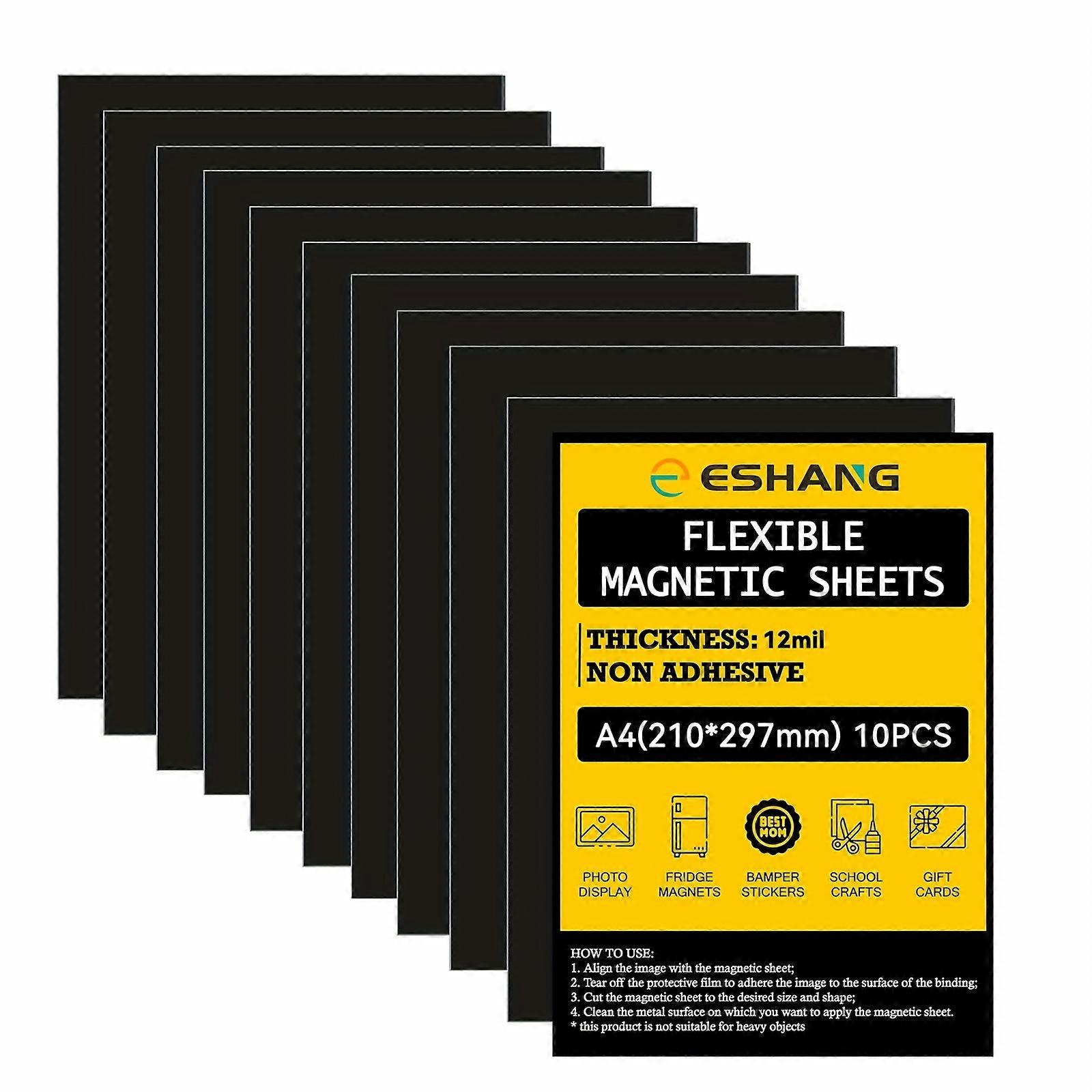 10 PCS A4(210*297mm) Single-Sided Versatile Magnetic Storage Sheets - Easy Organizer for Stamp & Die Collections 8.3×11.7 IN