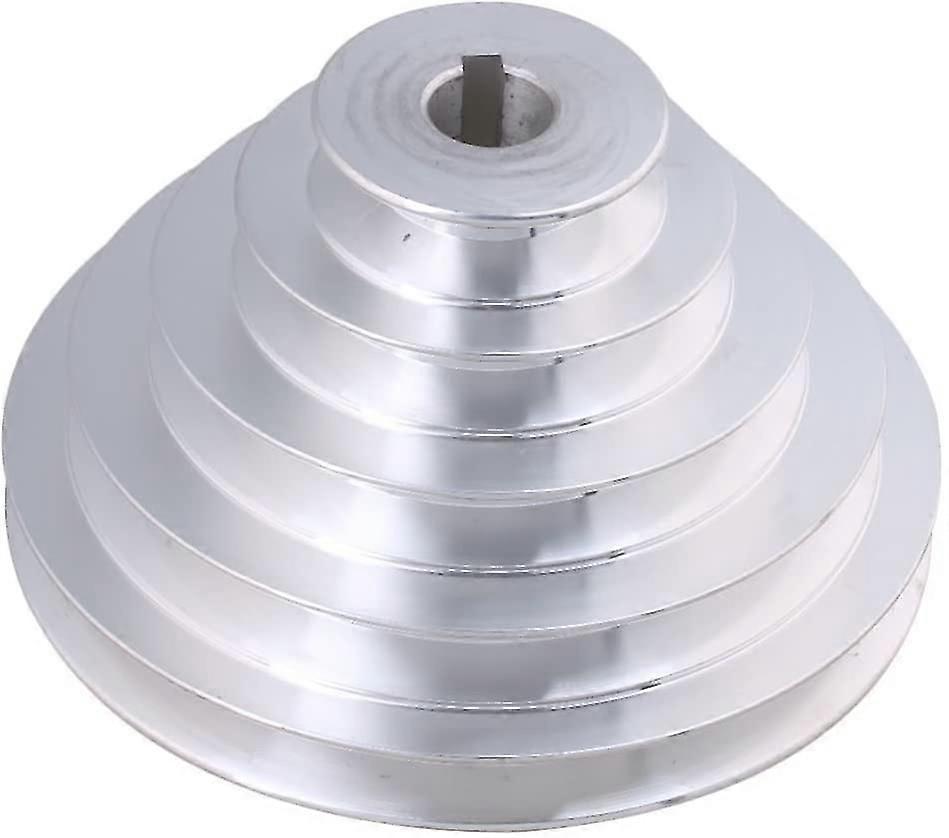 5Tier Aluminum Pulley, 19mm Inner Diameter, 54150mm Outer Diameter, 12.7mm Width, Type A VBelt