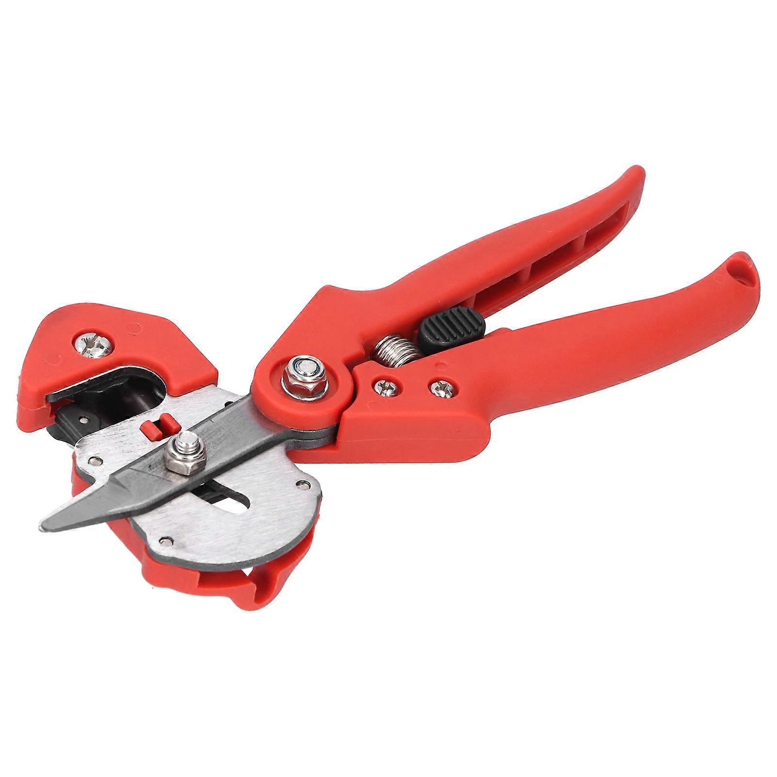 Garden Grafting Tool Set Pruner Shear Scissor Red ABS 543g