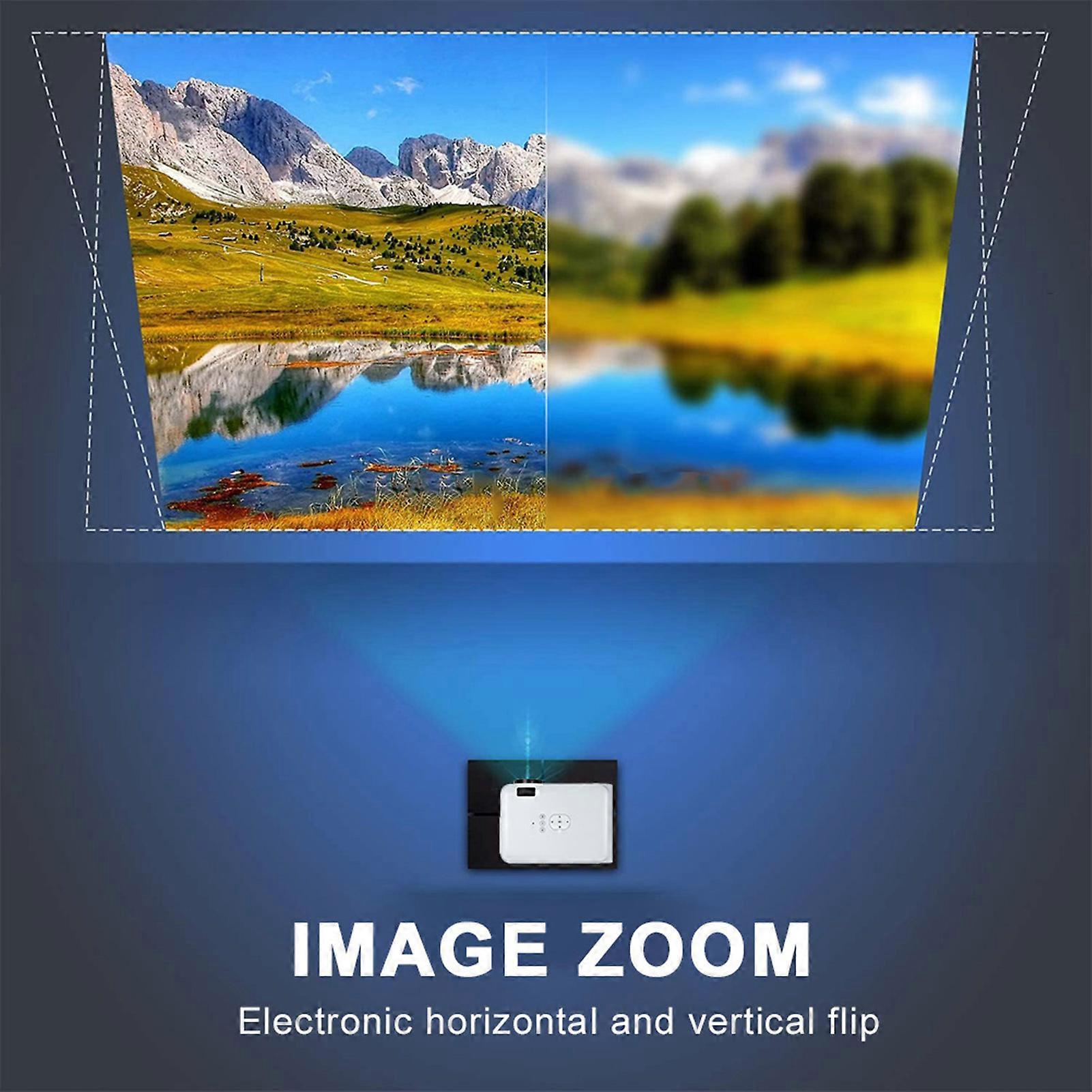 UHAPPY U90 Mini Proiector LED 2000 Lumen 37-130" Wireless