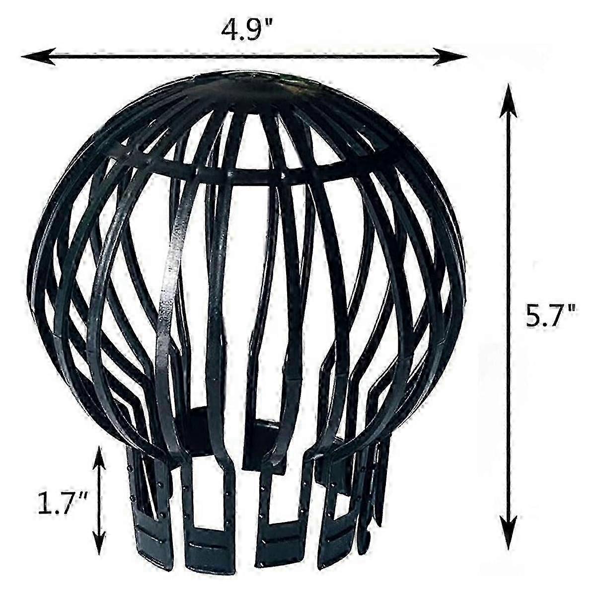 8Pcs Plastic Gutter Guards, Downpipe Leaf Guard, Downspout Filter, Drain Pipe Debris Dirt Protector new 2025