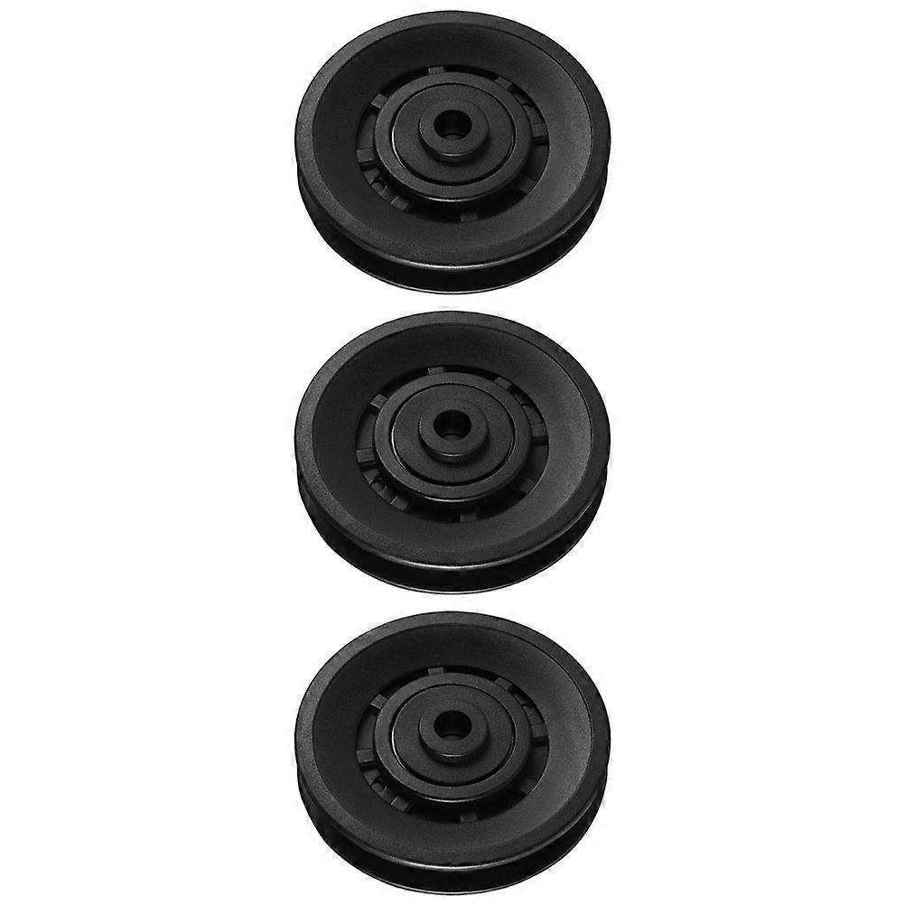 Sliding Pulley Gym Pulley for Exercising Use 3Pcs Durable Plastic Bearing Wheels