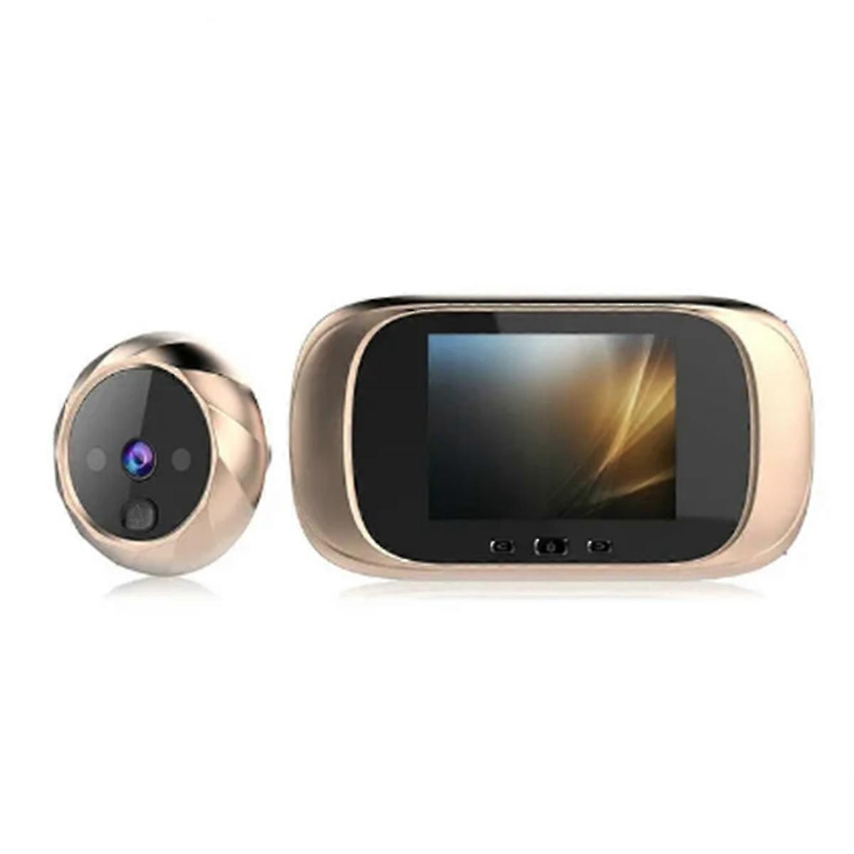 Video doorbell viewer no need to insert card cyclic storage 14-30mm door hole diameter