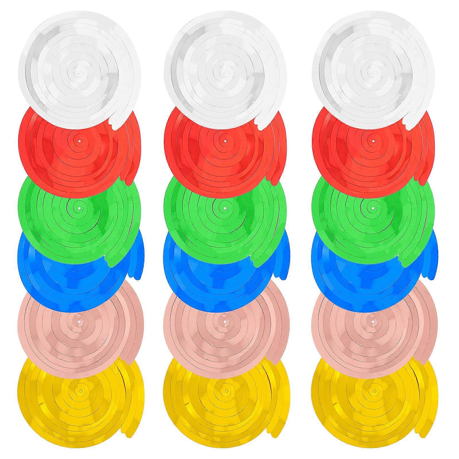 PVC Ceiling Hanging Swirl Decorations for Party Decor 108Pcs Pack
