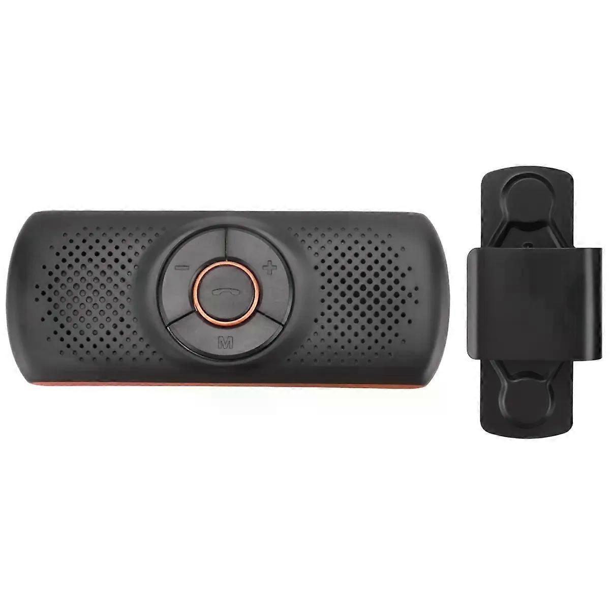 Beauty Car Bluetooth Speaker Bluetooth in Car Speakerphone for Handsfree Talking Wireless Car Music Player with Visor Clip