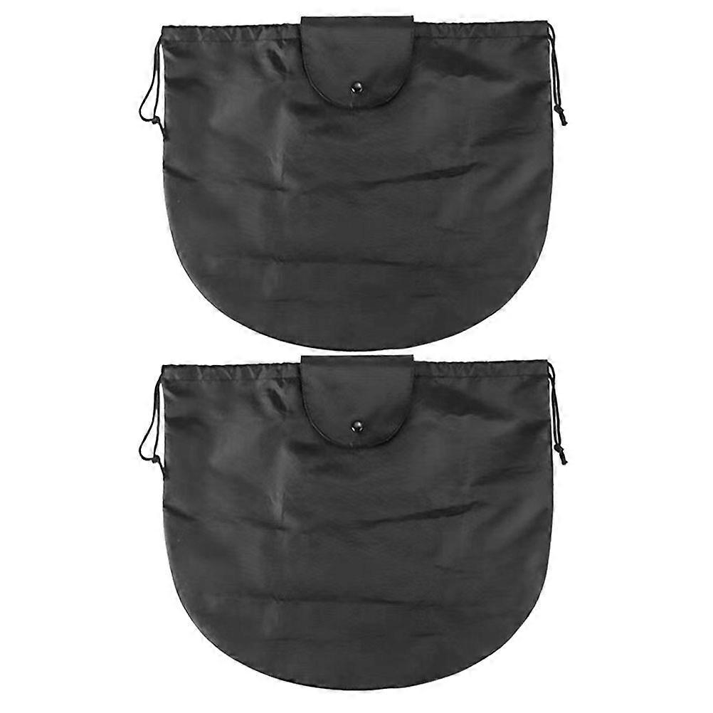 Travel Bag 2Pcs Protective Pouch Designed For Skiing Black Polyester Material